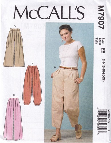 Mccalls 7907 pants sewing - mccalls,