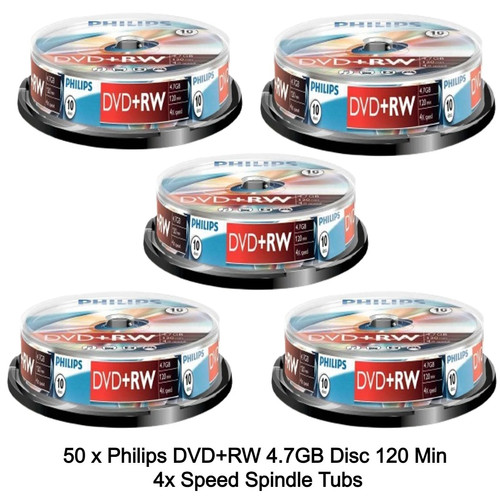 Philips dvd 7gb disc - philips, dvd+rw
