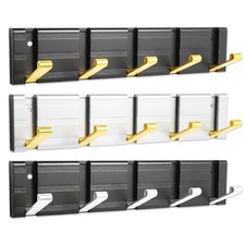 Wall Coat Hanger Metal Rack 5