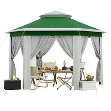 13x13 FT 6-Sided Pop-Up Gazebo