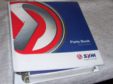 SYM Engine of Life MOTOR SCOOTER MOTORCYCLE 125cc & above PARTS BOOK Not dated