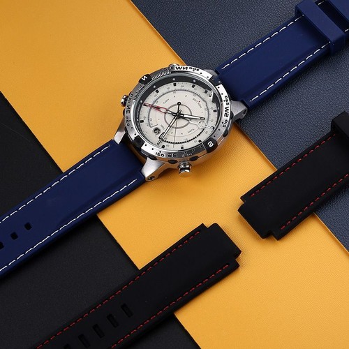 Men silicone watchband - watchband, fit