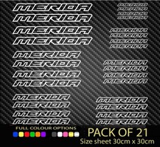 MERIDA Vinyl Decal Stickers