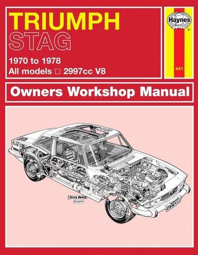 Triumph stag owner workshop - triumph, owner's