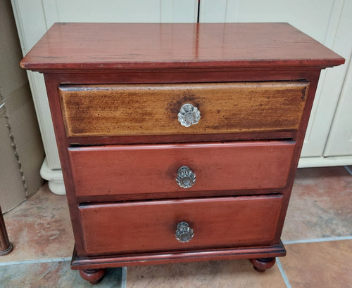 Antique victorian mini chest - victorian,