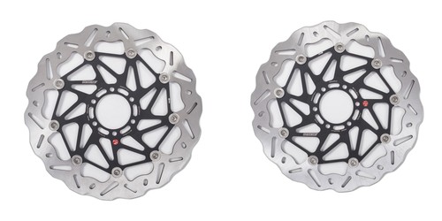 Pair front braking discs - front,