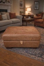 Large Vintage Tan Leather