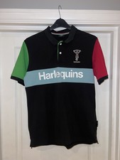 Harlequins  Large Polo Shirt Worn Once Excellent