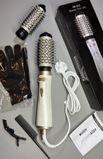 Rotating Hair Dryer Hot Brush Powerful Air Flow Straightening Curl Fast Drying