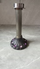 vintage candle stick holder metal used