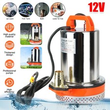 DC 12V 3000L/H Submersible Dirty Water Pump Sump Flooding Pond Swimming Pool 8M