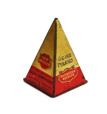 Gramophone Needle Tin - Golden