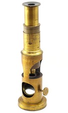 Antique vintage Brass Field Microscope
