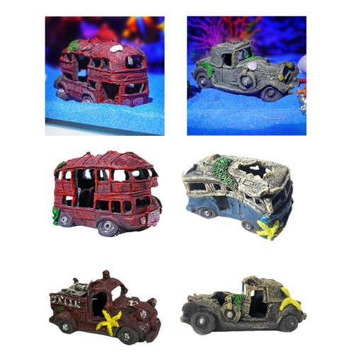 Resin auto wreck - resin,