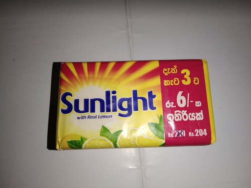 New sunlight laundry bar - sunlight, real