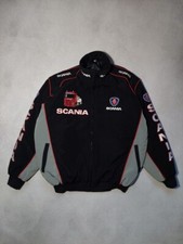 Vintage SCANIA Racing Bomber Jacket Rare Big Logo Size L
