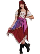 Girls Crystal Ball Cutie Costume Glitter Star Gypsy Halloween Dress