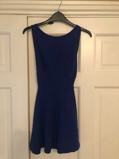 American Apparel Blue Skater Dress Size XS Perfect Condition 
