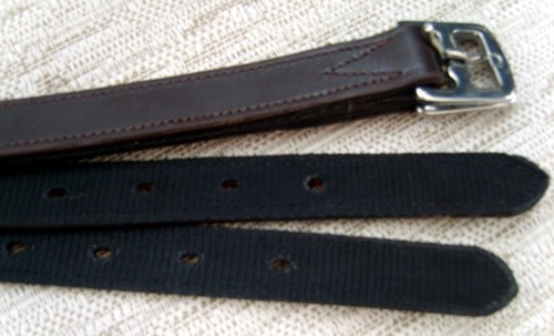 Leather stirrup leathers - stirrup,