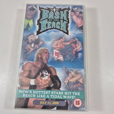 WCW VHS Bash At The Beach 1999 Video PAL Wrestling Sting, Savage, Nash, Vicious