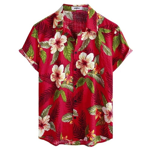 Men hawaiian floral print - floral,
