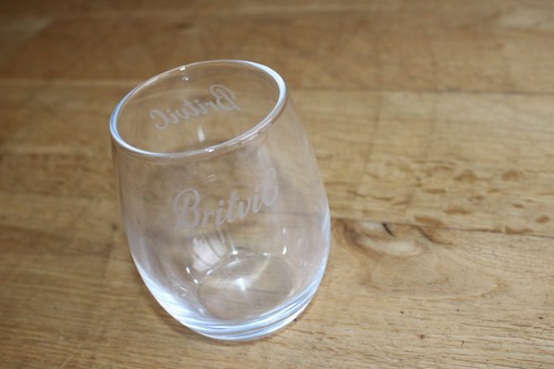 Britvic mixers drinking glass - drinking,