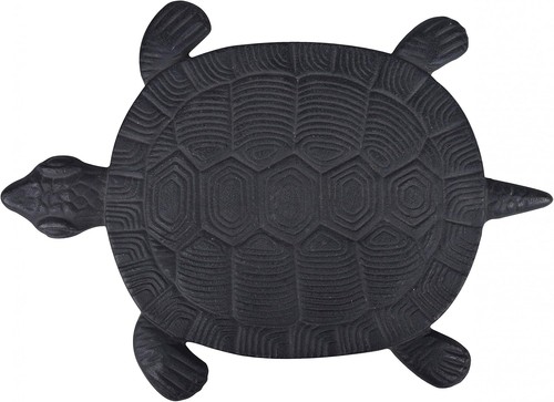 Cast iron turtle stepping - iron,