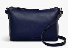 RADLEY BLUE LEATHER HANDBAG
