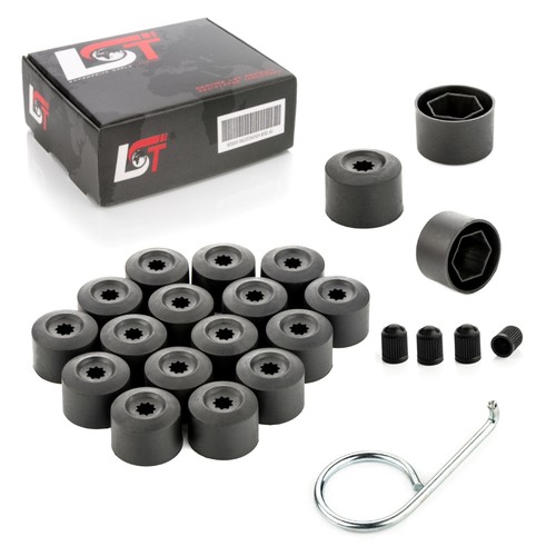 20x wheel nut - nut, black