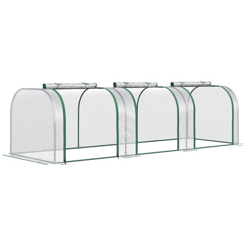 Outsunny tunnel greenhouse - outsunny,
