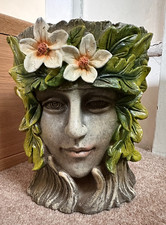 Enchanted Lady resin plant pot