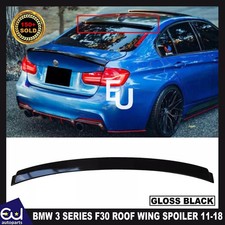 REAR ROOF SPOILER WINDOW WING LIP FOR BMW 3 SERIES F30 2012-2018 GLOSS BLACK