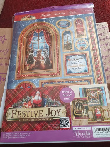 Hunkydory festive joy - joy, luxury