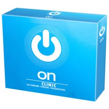 ON Clinic Non Lubricated Condoms 52mm