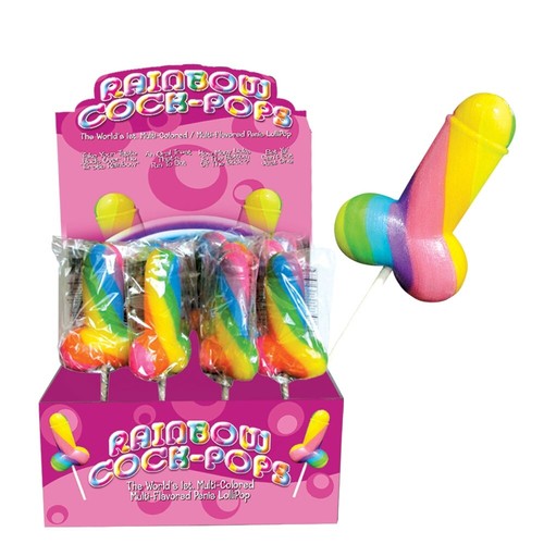 Rainbow willy lolly blow job - willy,