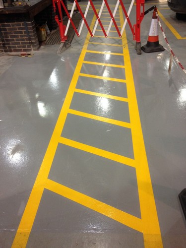 Heavy duty road line - line, marking