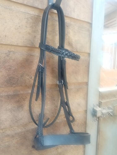 Black leather plated cob - black,