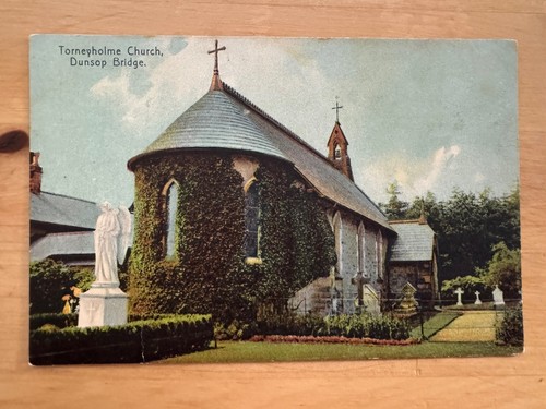 Postcard torneyholme church - torneyholme,