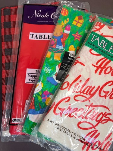 Holiday tablecloths mixed - 4,