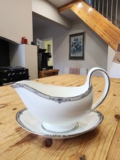 Wedgwood AMHERST sauce boat and stand