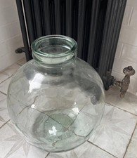 Terrarium Vintage Clear With Green Tint. Hand Blown. 32 Cm Wide 36 Cm Tall.