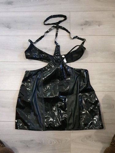 Bnwot pvc faux leather - &,