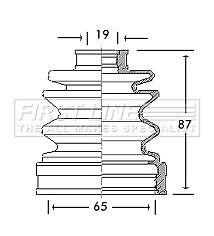 First line front inner - line,