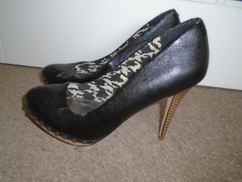 Black next court shoes - next, shoes,