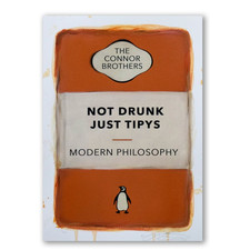 Connor Brothers Wall Art Not Drunk Funny Quote Penguin Book Cover Print A4 A3 A2