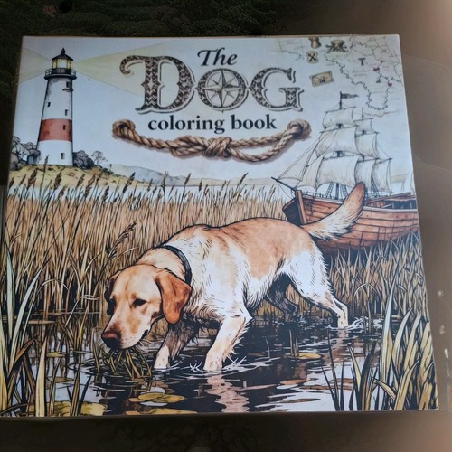 The dog colouring book - dog,