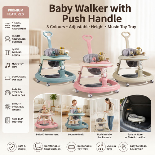 Baby walker foldable - baby,