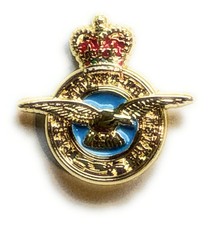 Royal Air Force RAF Insignia Crest Military Enamel Lapel Pin Badge-UK Stock