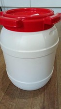Plastic Bucket with Lid Food