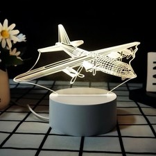 Propeller Plane 3D Night Light
